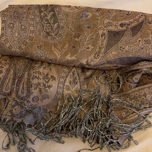 Silk pashmina shawl/wrap